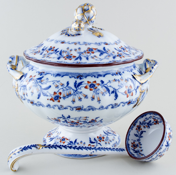 Soup Tureen with Ladle c1845